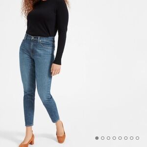 Everlane “The High Rise Skinny Jean” size 29 regular in mid blue. Good condition
